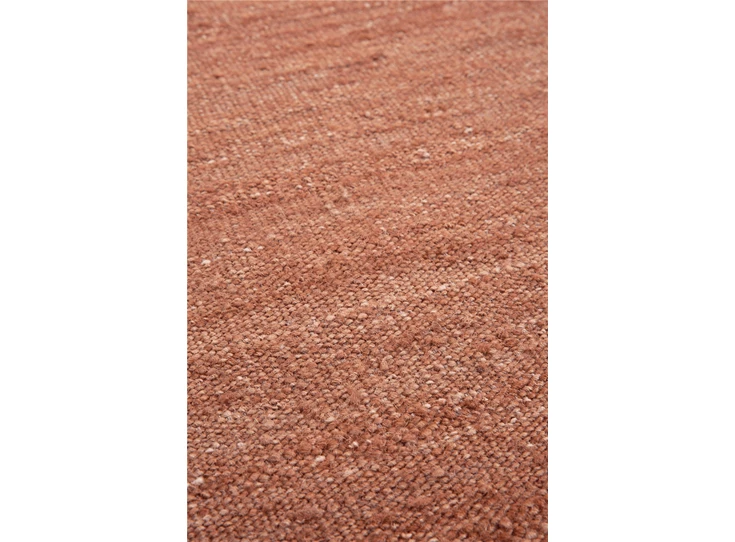21707 Terracotta Nomad Kilim Rug 200x300cm van Ethnicraft Detail
