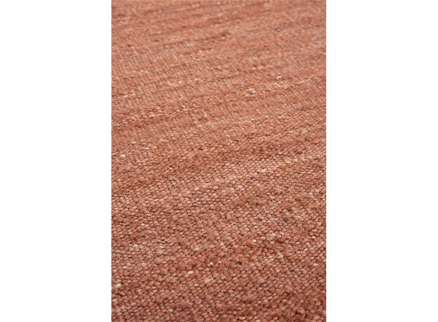 21707 Terracotta Nomad Kilim Rug 200x300cm van Ethnicraft Detail