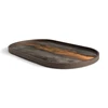 20369 Ethnicraft bronze organic tray M 71x36x3cm Schuin