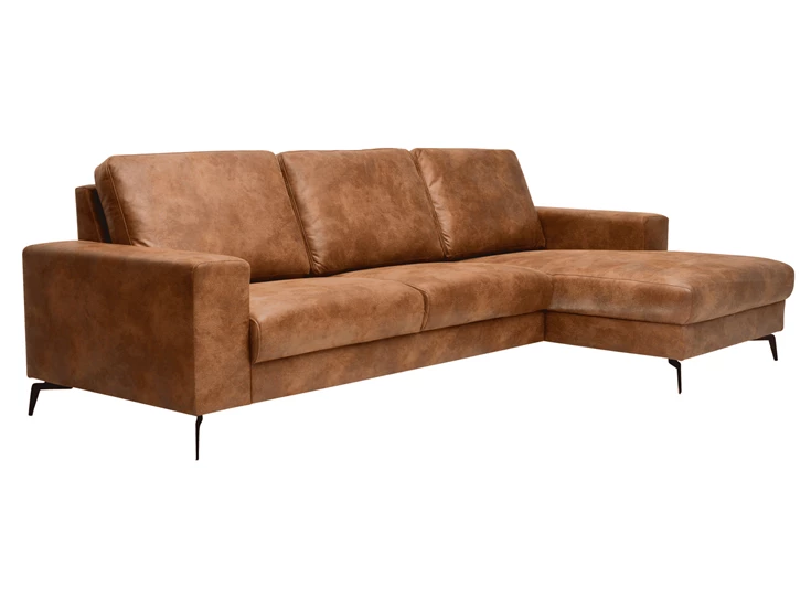 zetel Paolo cognac met longchair