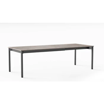 tafel cabrio hpl blad verlengbaar configuratie perfecta epoxy onderstel