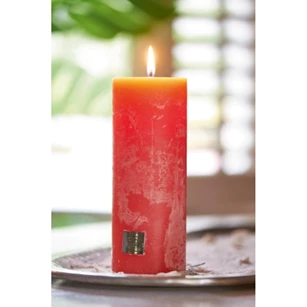 334450 Rivièra Maison RM Rustic Candle Classic Ø7cm H18cm Coral