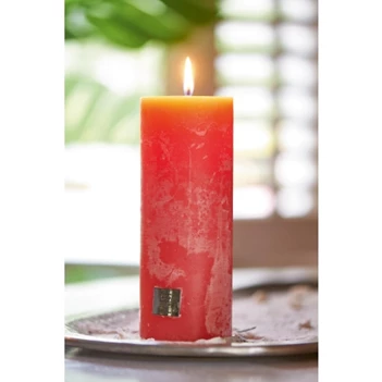 334450 Rivièra Maison RM Rustic Candle Classic Ø7cm H18cm Coral