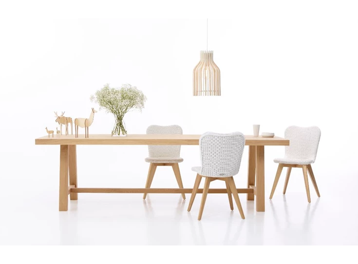 Stoel 'LILY' Oak Base Vincent Sheppard Wit Sfeer