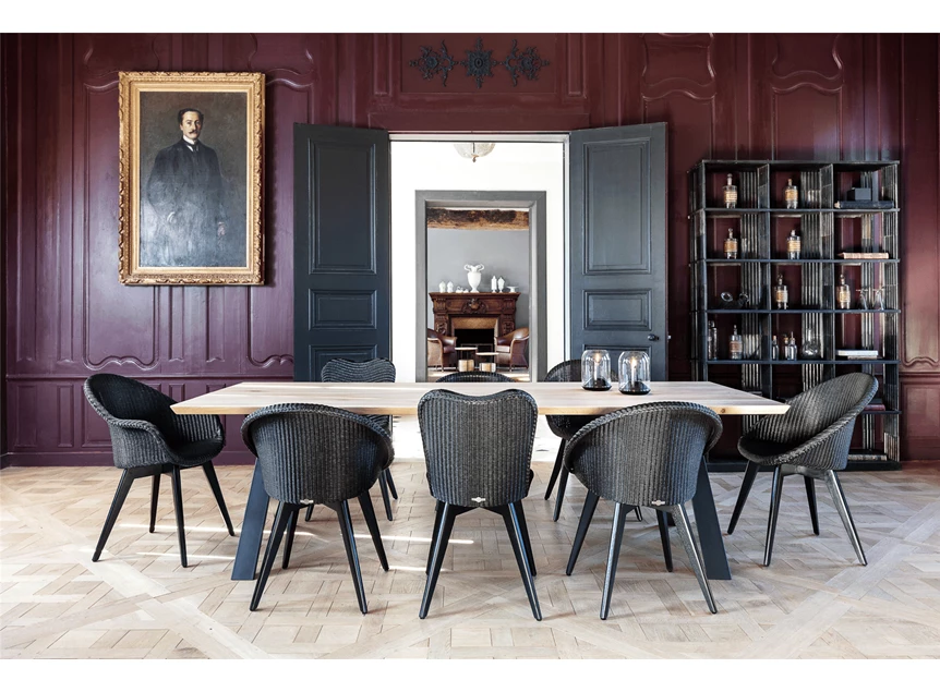 Stoel 'JOE'  Black Wood Base Vincent Sheppard Zwart Sfeer