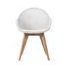 Stoel 'AVRIL HB'  Oak Base Vincent Sheppard Wit Voorkant