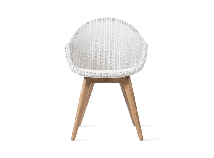 Stoel 'AVRIL HB' Oak Base Vincent Sheppard Wit Voorkant