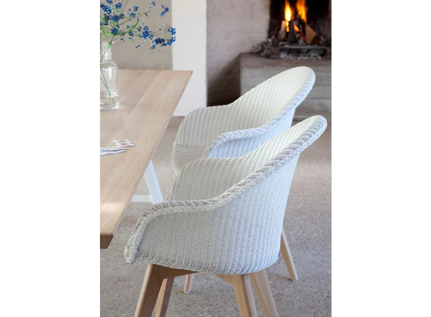 Stoel 'AVRIL HB'  Oak Base Vincent Sheppard Wit voorbeeld