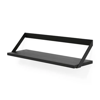 Wandplank Ethnicraft oak black ribbon shelf plank 26624