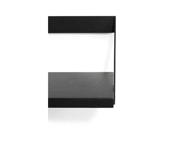Ethnicraft oak black ribbon shelf plank detail recht 26624
