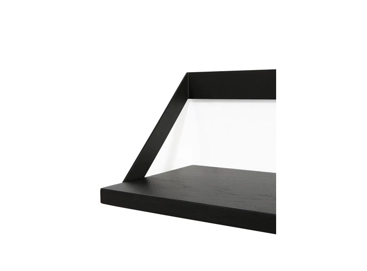 Ethnicraft oak black ribbon shelf plank detail schuin 26624