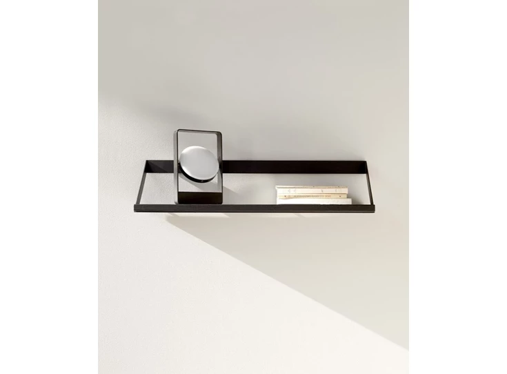 Ethnicraft oak black ribbon shelf plank gebruik 26624