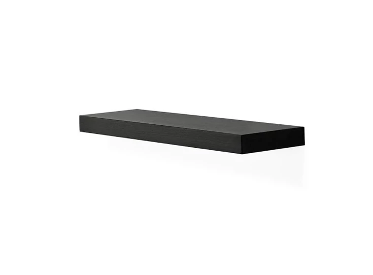 Ethnicraft Oak Black Wall Shelf S schuin