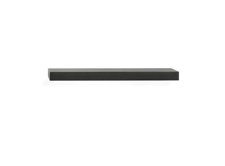 Ethnicraft Oak Black Wall Shelf S schuin recht