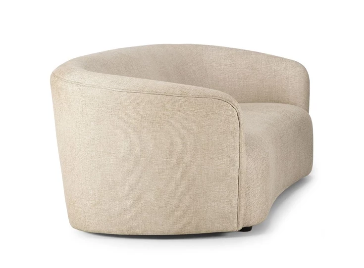 Zetel Ellipse Ethnicraft Oatmeal Zijkant