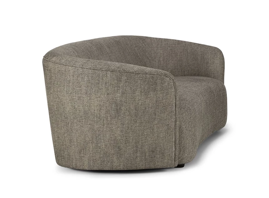 Zetel Ellipse Ash Ethnicraft 3zit grijs zijkant