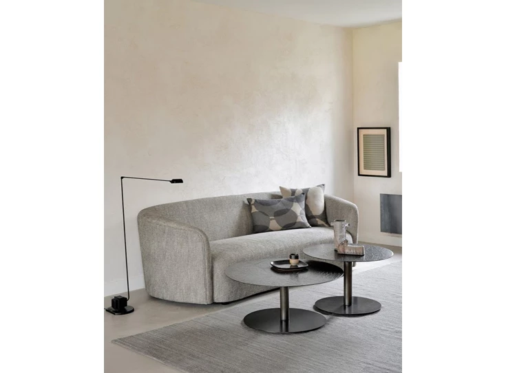 Salon Ellipse Ash Ethnicraft 3seat grey