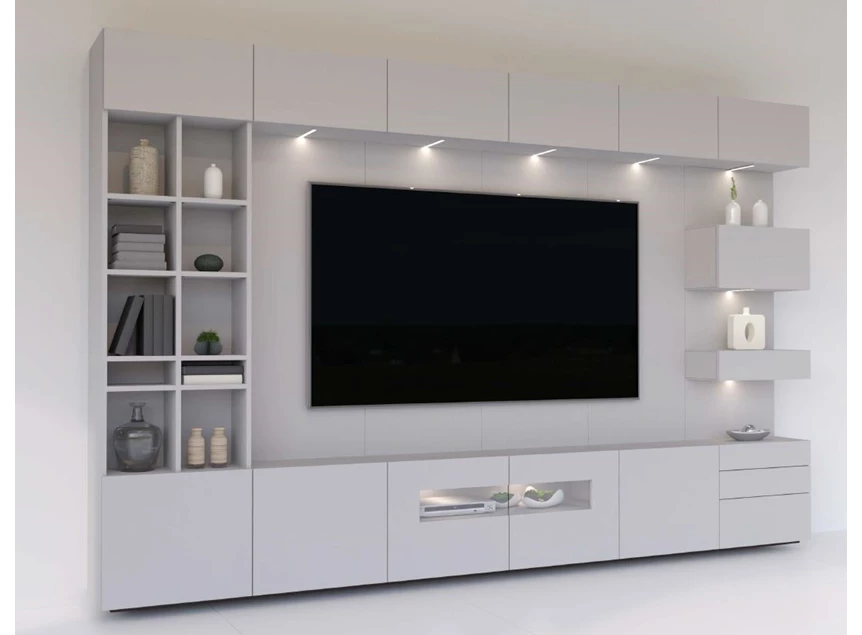 Wandmeubel voor een tv tot 90 inch W368 Karat