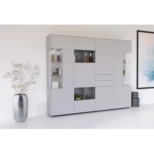 Hoge kasten met hoekvitrines GWG245 Karat