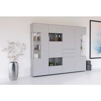 Hoge kasten met hoekvitrines GWG245 Karat