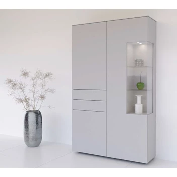 Hoge kasten met hoekvitrines GWG123 Karat