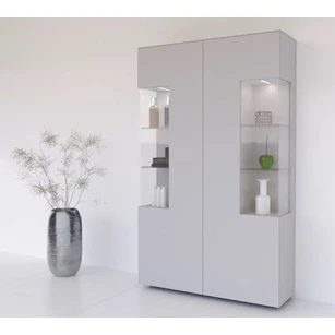 Hoge kasten met hoekvitrines GWG122 Karat