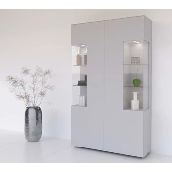 Hoge kasten met hoekvitrines GWG122 Karat