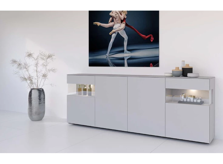 Dressoir met vitrines EWG242 Karat