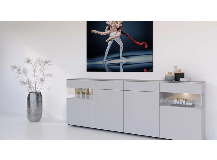 Dressoir met vitrines EWG241 Karat