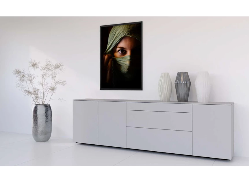 Lage dressoir met gesloten front DW225 Karat