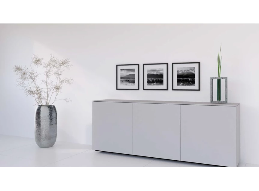 Lage dressoir met gesloten front DW180 Karat