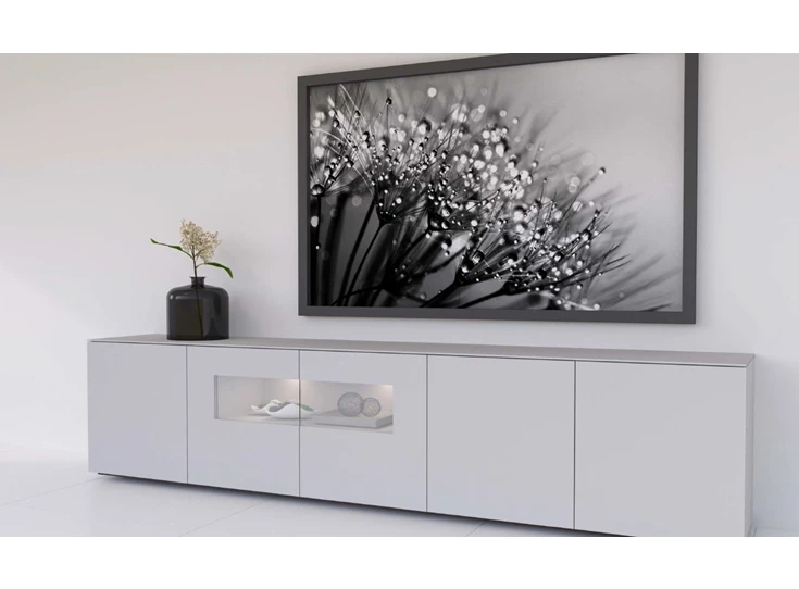 Lage dressoir met vitrine DG305 Karat