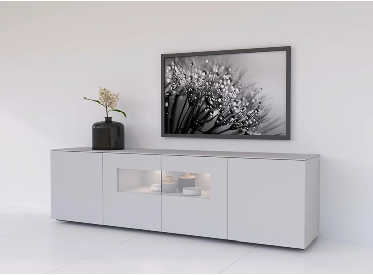 Lage dressoir met vitrine DG245 Karat