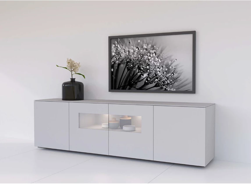 Lage dressoir met vitrine DG245 Karat