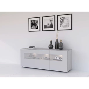 Lage dressoir met vitrine DG184 Karat