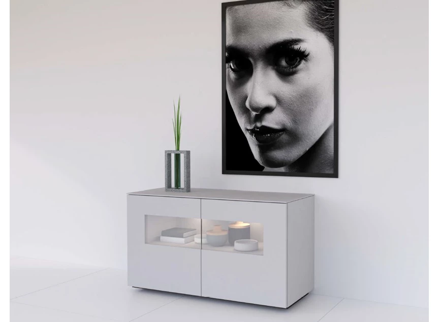 Lage dressoir met vitrine DG124 Karat