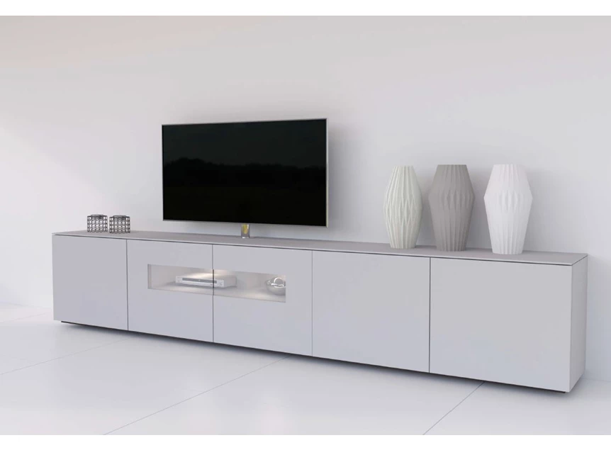 Tv-kast met vitrine TVG123 TV300-5 Karat