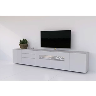 Tv-kast met vitrine TVG123 TV270-12 Karat
