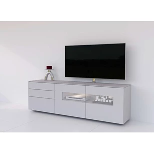 Tv-kast met vitrine TVG123 TV180-12 Karat