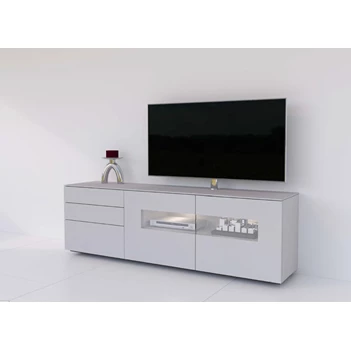 Tv-kast met vitrine TVG123 TV180-12 Karat