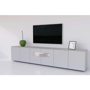 Tv-kast met vitrine TVG093 TV270-2 Karat