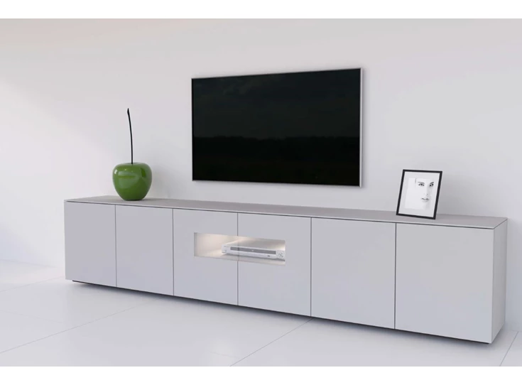 Tv-kast met vitrine TVG093 TV270-2 Karat