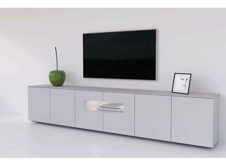 Tv-kast met vitrine TVG093 TV270-2 Karat