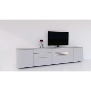 Tv-kast met vitrine TVG093 TV240-4 Karat