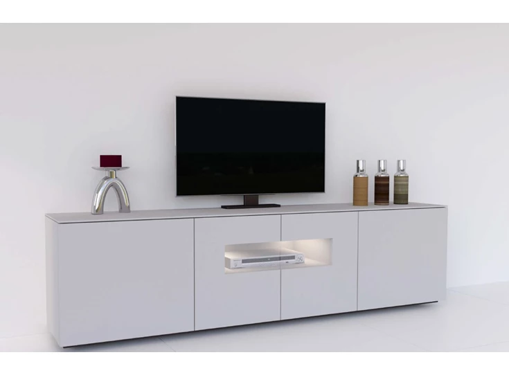 Tv-kast met vitrine TVG093 TV210-2 Karat