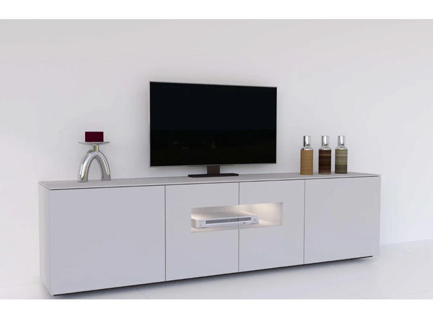 Tv-kast met vitrine TVG093 TV210-2 Karat