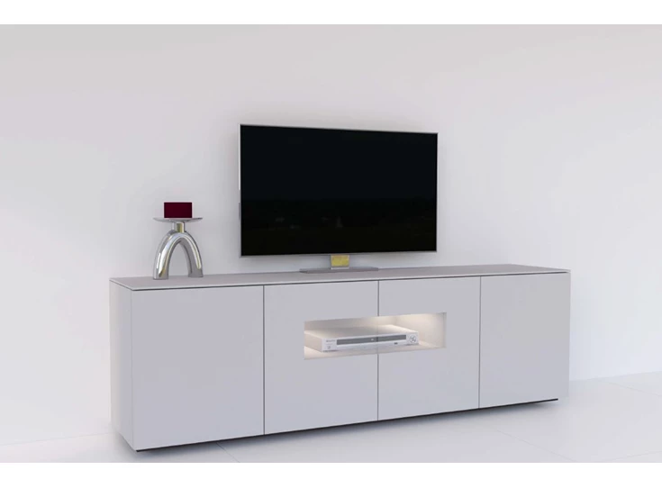 Tv-kast met vitrine TVG093 TV180-2 Karat