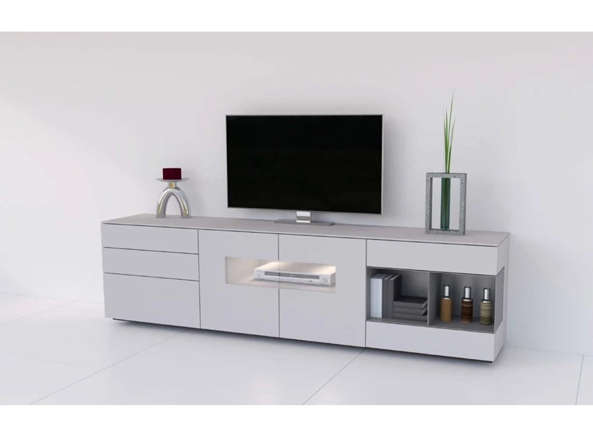 Tv-kast met open vakken TV210-3 Karat