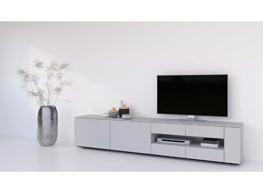 Lage tv-kast met open vak Q255 Karat