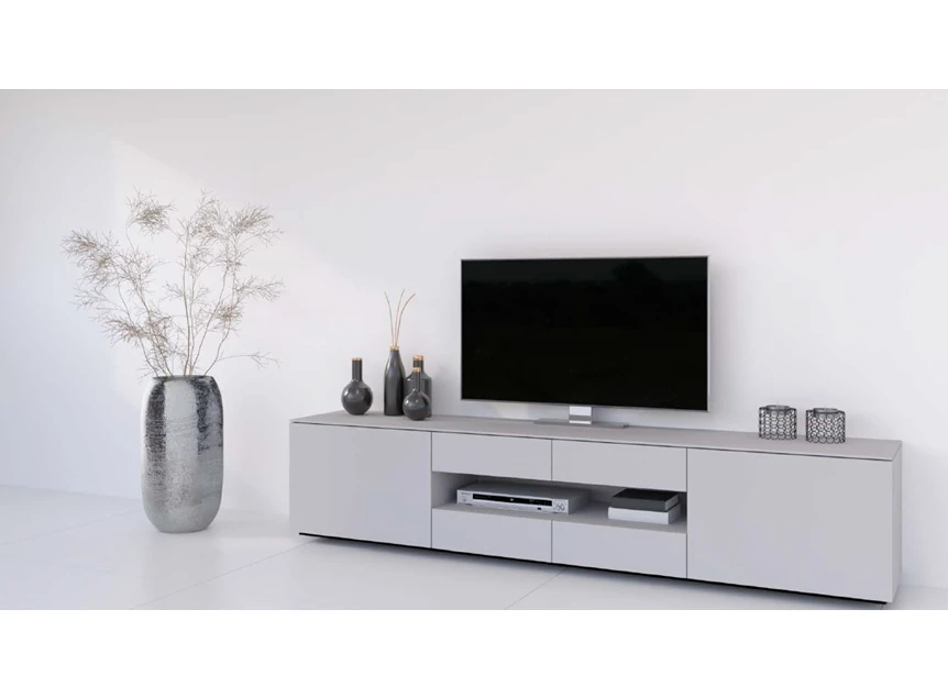 Lage tv-kast met open vak Q240 Karat